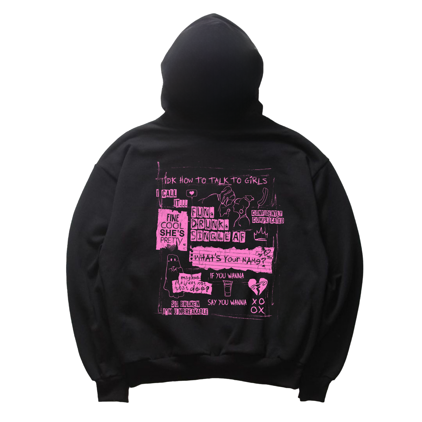 'IDK HOW TO TALK TO GIRLS' HOODIE